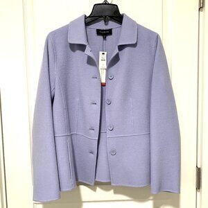 NWT Talbots Double Faced Wool Jacket Lavendar - Size 12